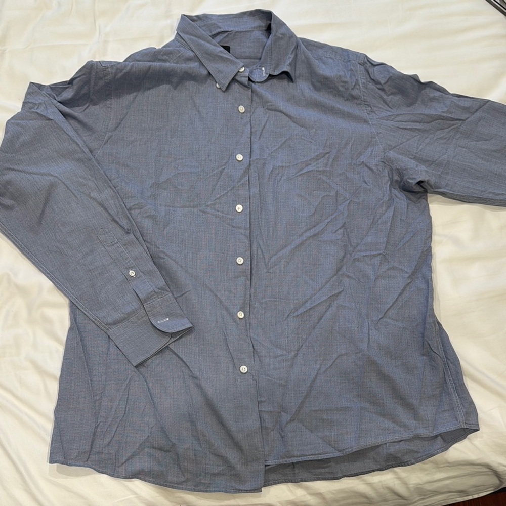 Ermenegildo Zegna Blue Dress Shirt